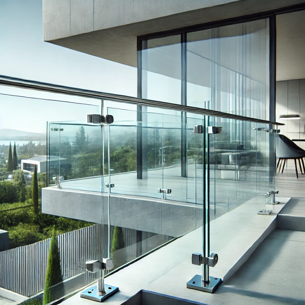 Стеклянные перила